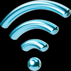Ícone de Wi-Fi 3D